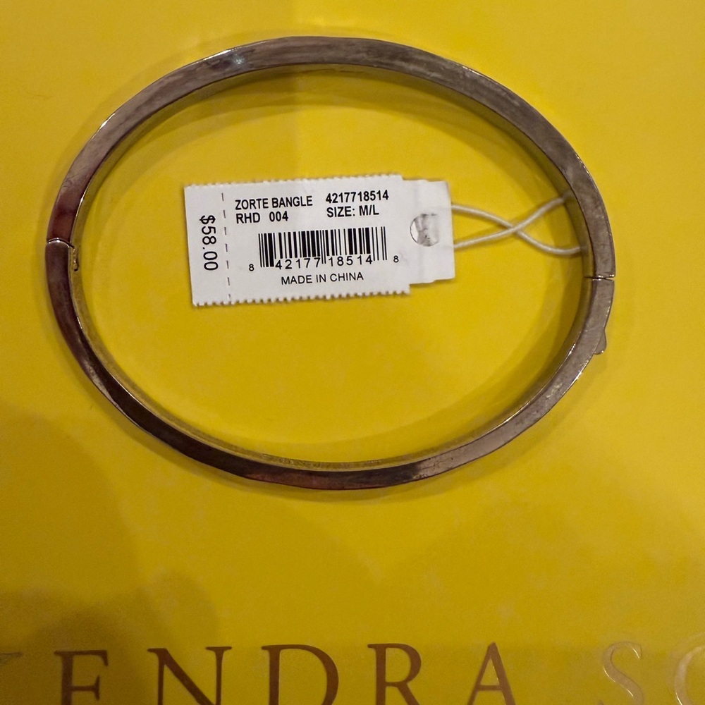 Kendra Scott Silver Zorte Bangle
